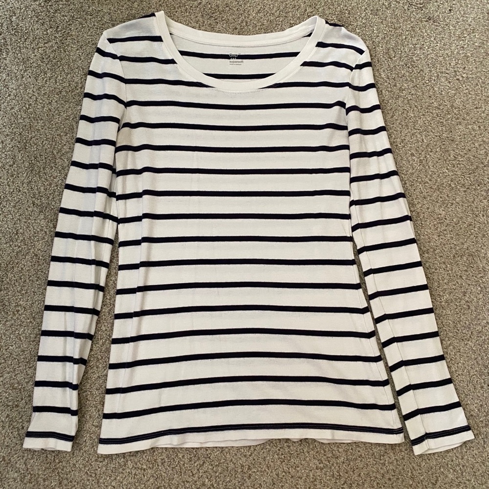 Gap Supersoft Striped Long sleeve Size Medium